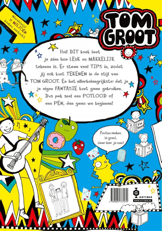 Achterkant van Tekenen is top met Tom Groot