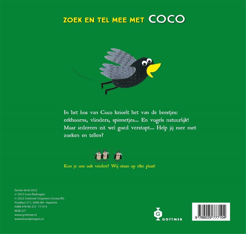 Achterkant van Het bos van Coco