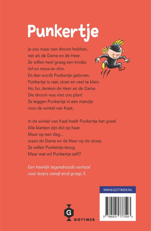 Achterkant van Punkertje