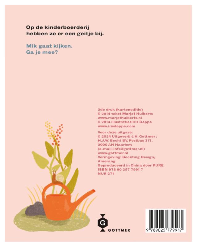 Achterkant van We hebben er een geitje bij!