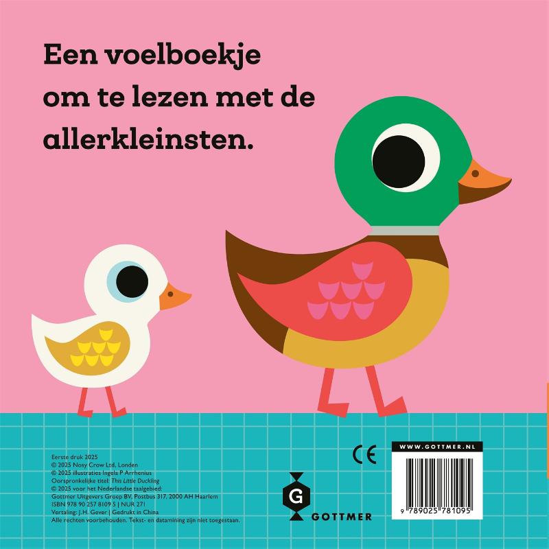 Achterkant van Dit kleine eendje