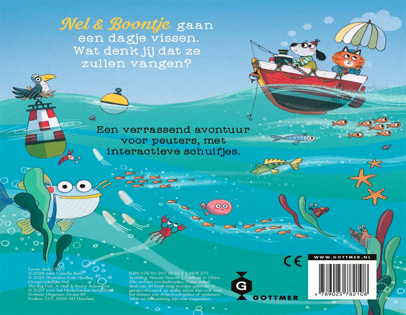 Achterkant van De grote vis
