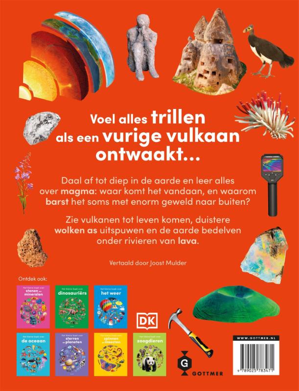 Achterkant van Het kleine boek over vulkanen