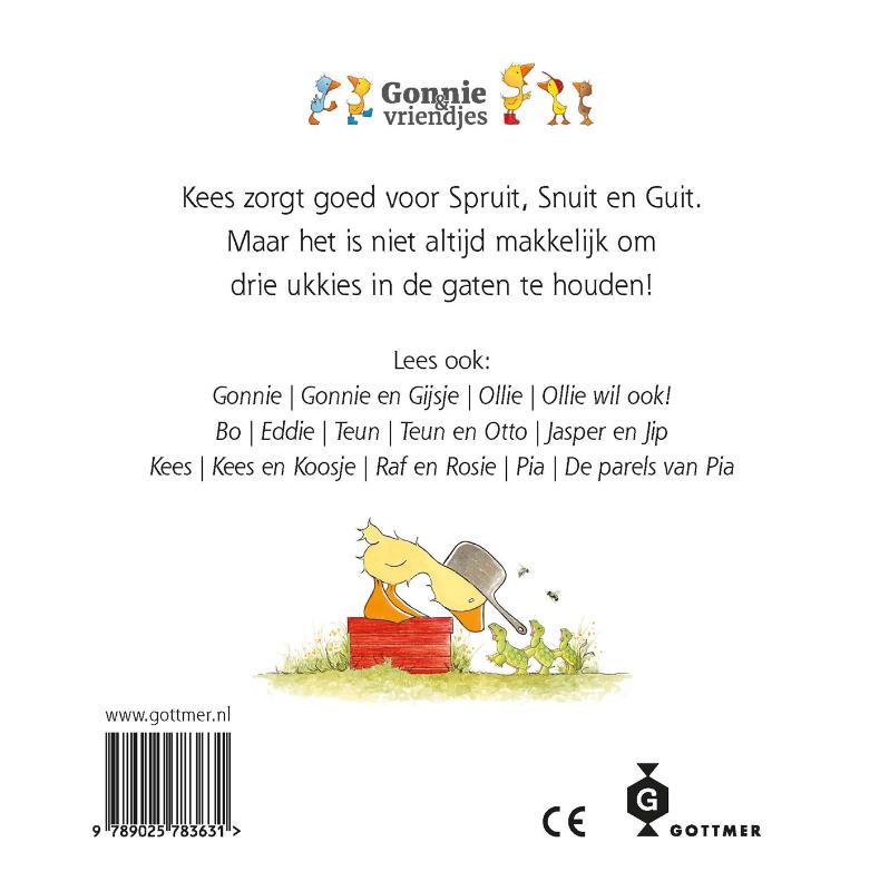 Achterkant van Kees en de ukkies
