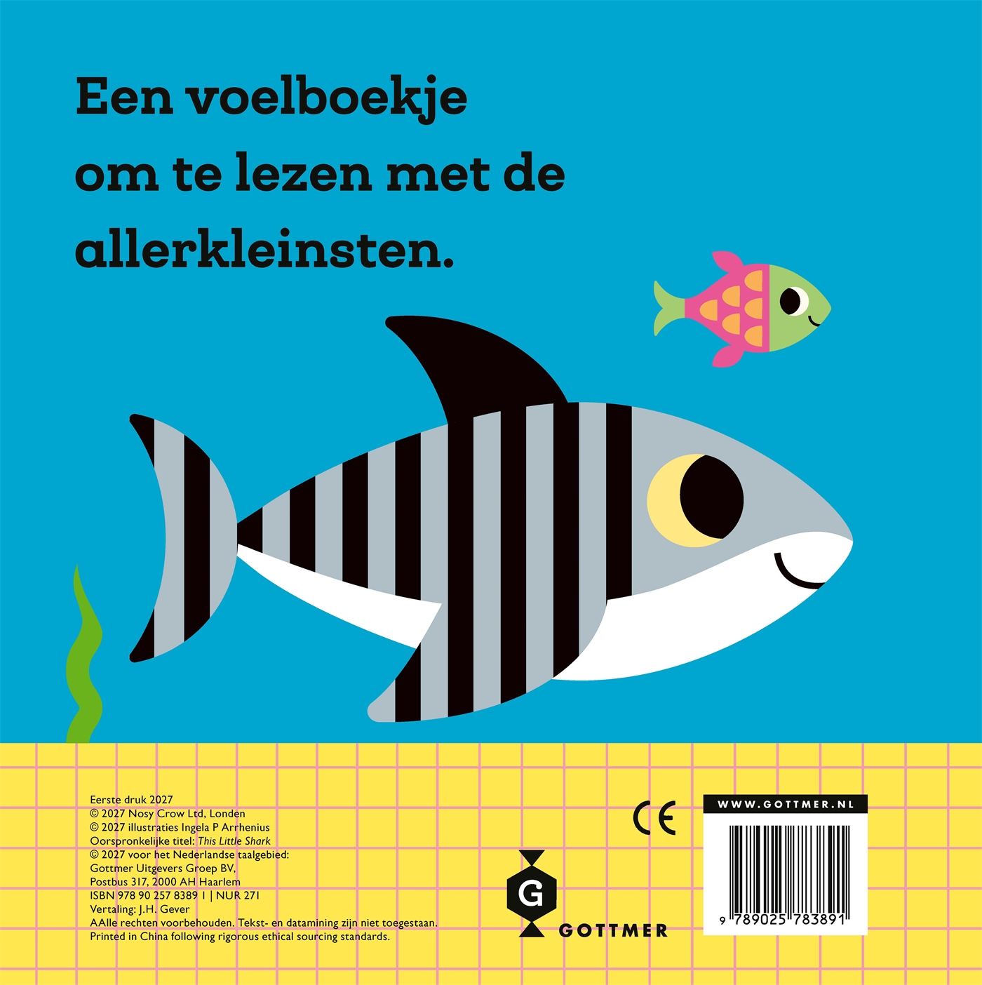 Achterkant van Dit kleine haaitje