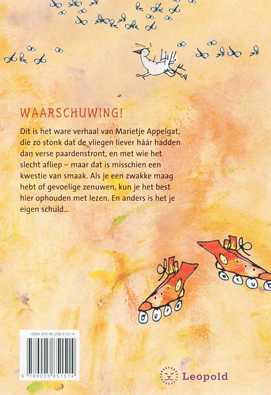 Achterkant van Marietje Appelgat en haar vieze vrienden