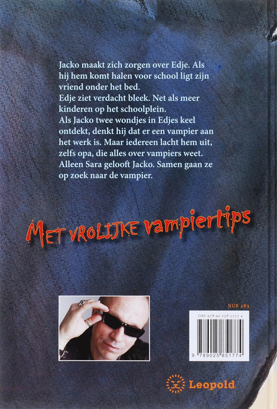 Achterkant van Vampier in de school