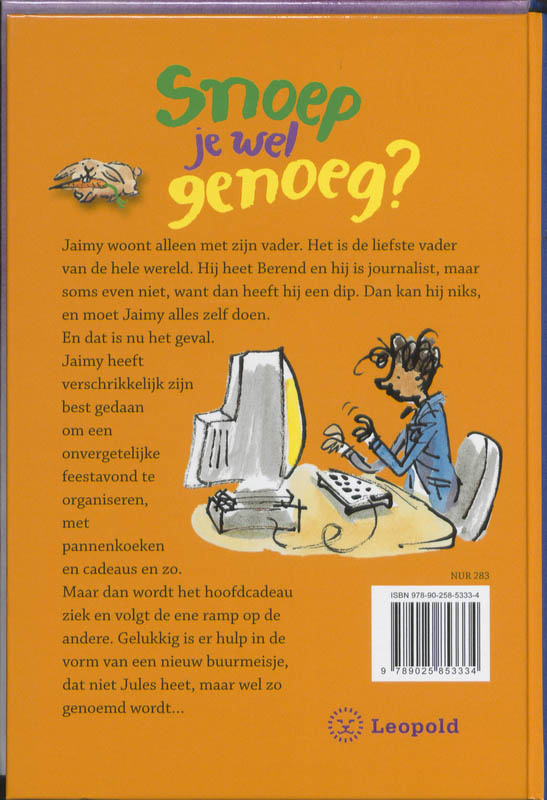 Achterkant van Snoep je wel genoeg?