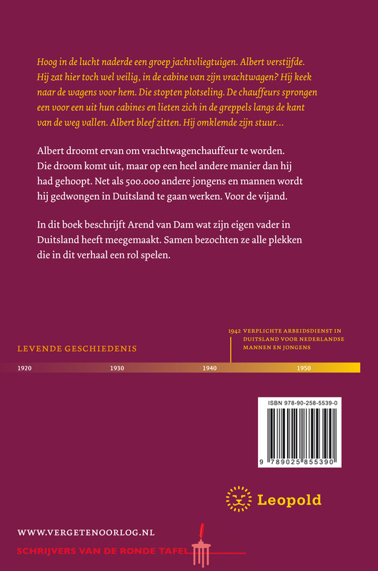 Achterkant van Werken voor de vijand