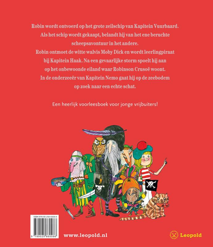 Achterkant van Robin bij de piraten