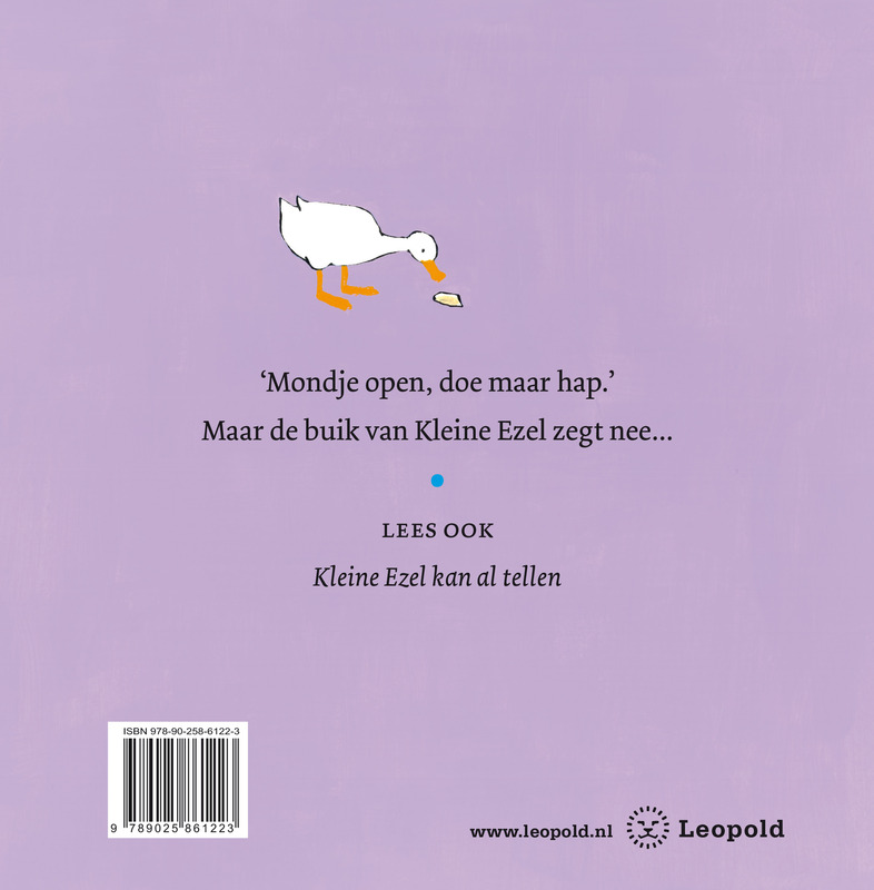 Achterkant van Een hapje voor kleine Ezel