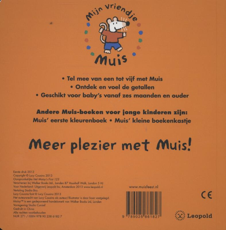 Achterkant van Muis' eerste telboek 1 2 3