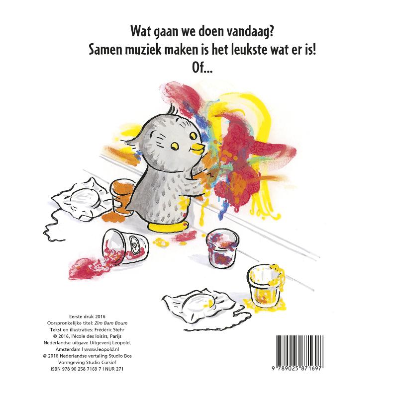 Achterkant van Tsjing bam boem