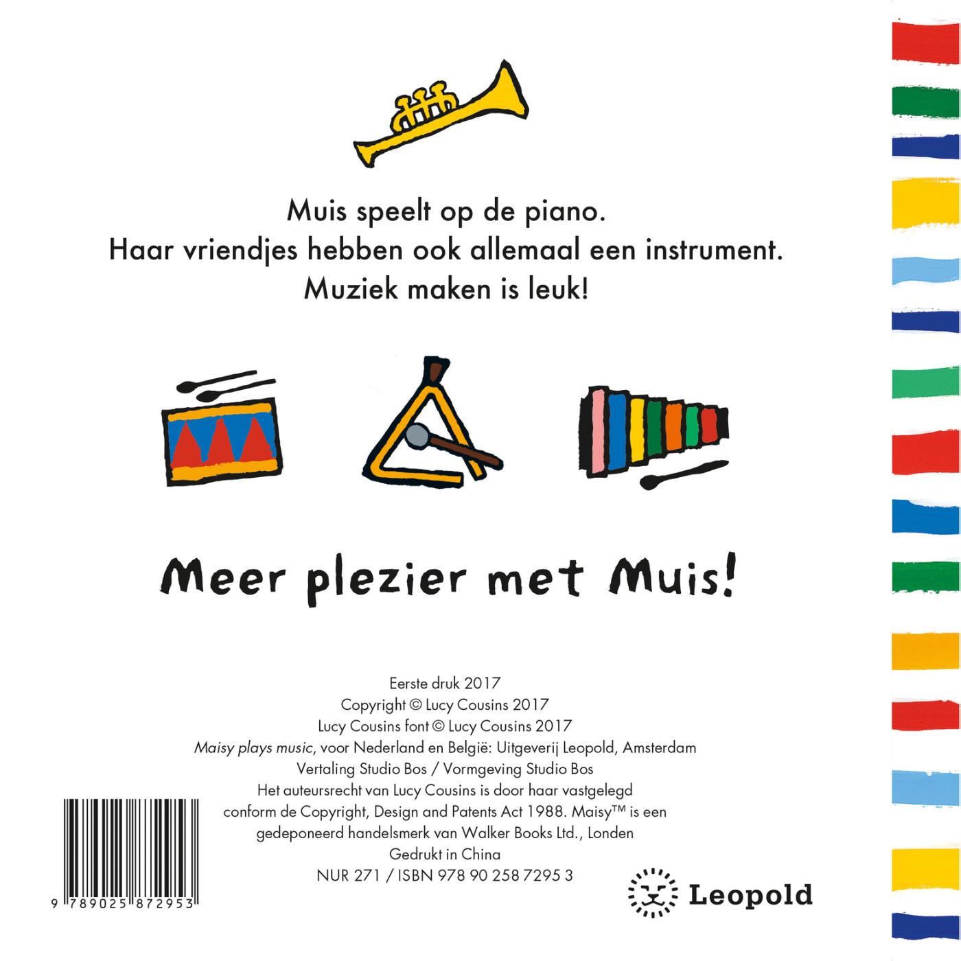 Achterkant van Muis maakt muziek