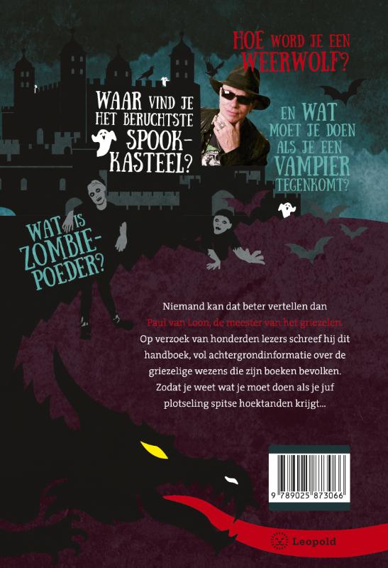 Achterkant van Het griezelhandboek