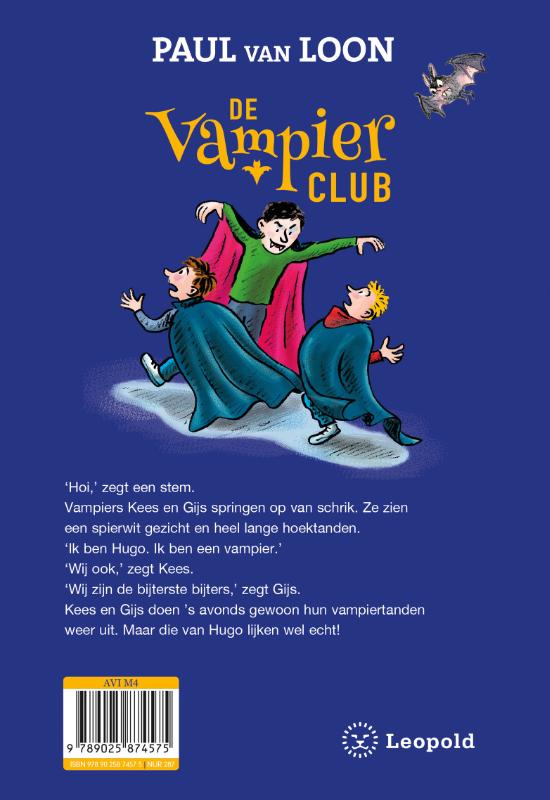 Achterkant van De vampierclub
