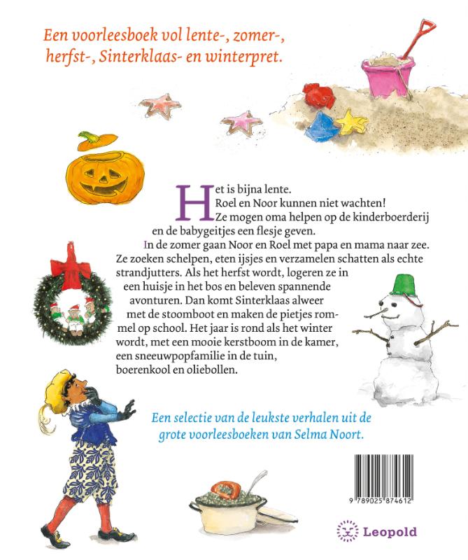 Achterkant van Een heel jaar voorlezen!