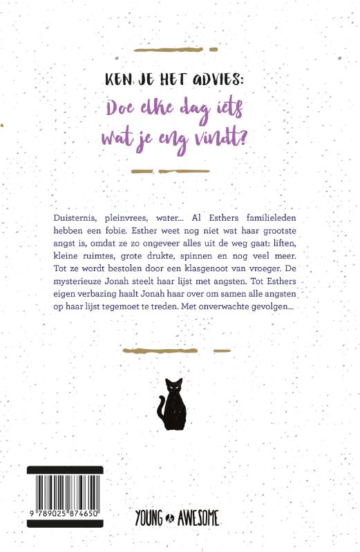 Achterkant van Een bijna definitieve lijst van nachtmerries