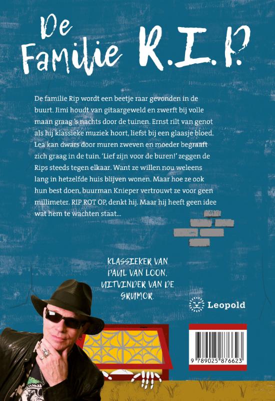 Achterkant van De familie R.I.P.