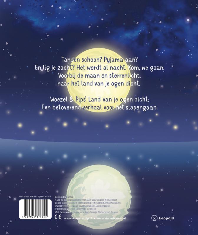 Achterkant van Land van je ogen dicht