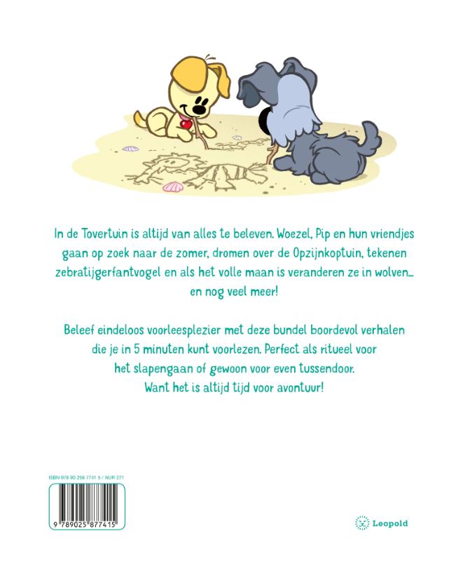 Achterkant van 5 minuten verhaaltjes