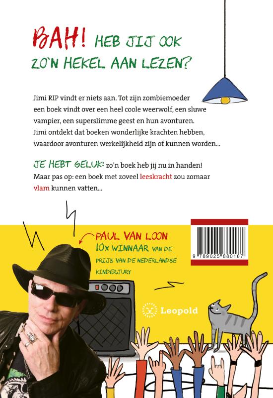 Achterkant van Grumor in groep 8