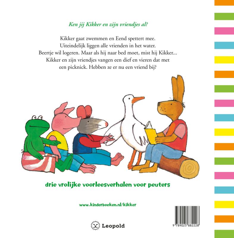 Achterkant van Je allereerste verhalen van Kikker