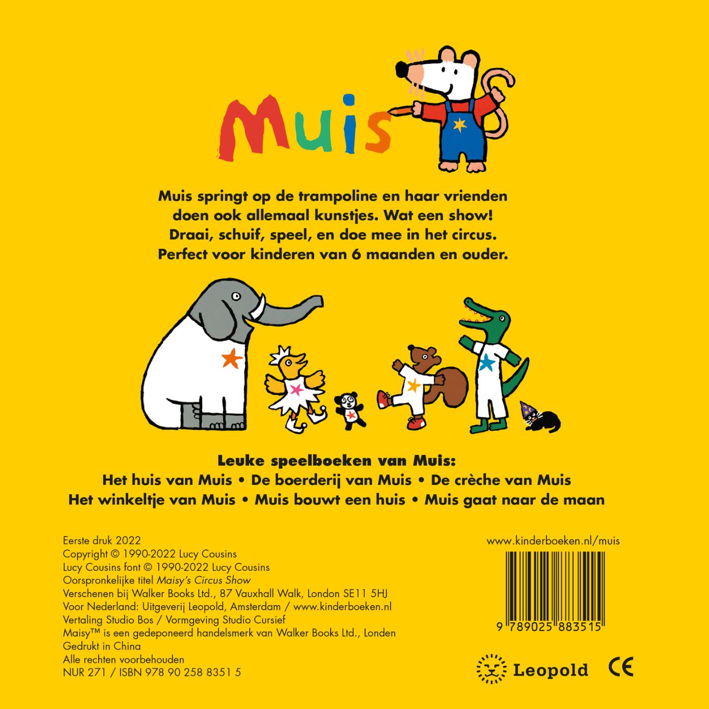 Achterkant van Muis in het circus