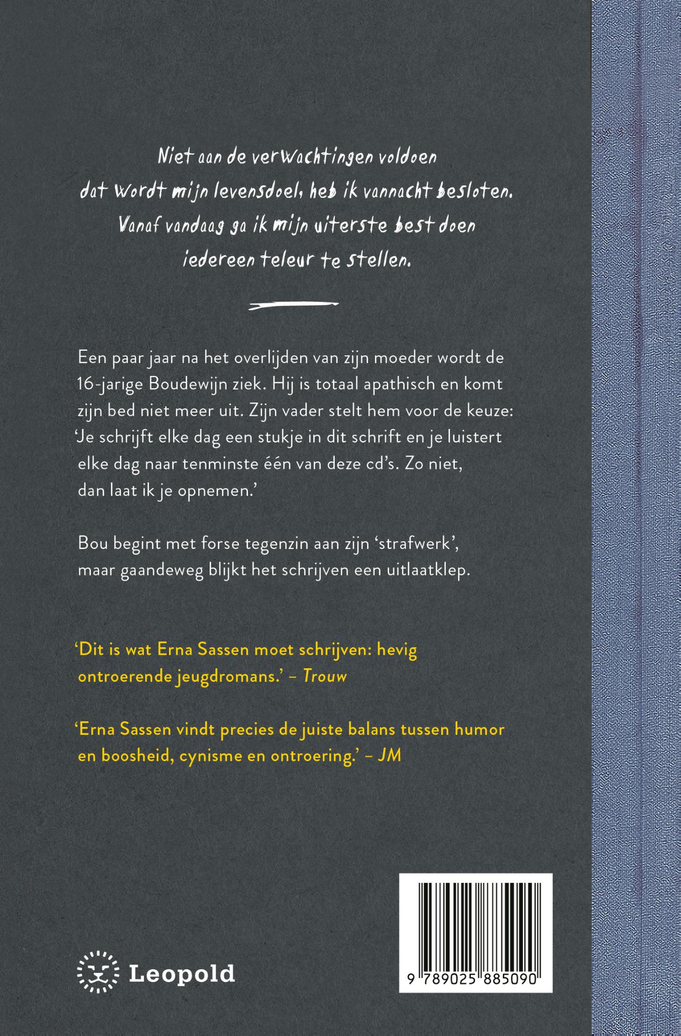Achterkant van Dit is geen dagboek