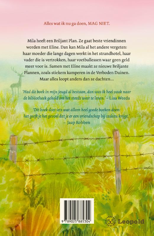 Achterkant van De Verboden Duinen