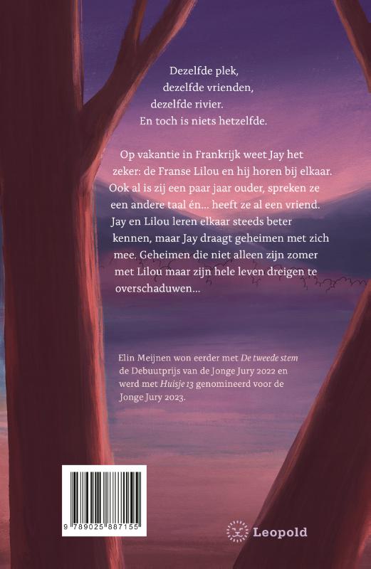 Achterkant van Vanavond bij de rivier