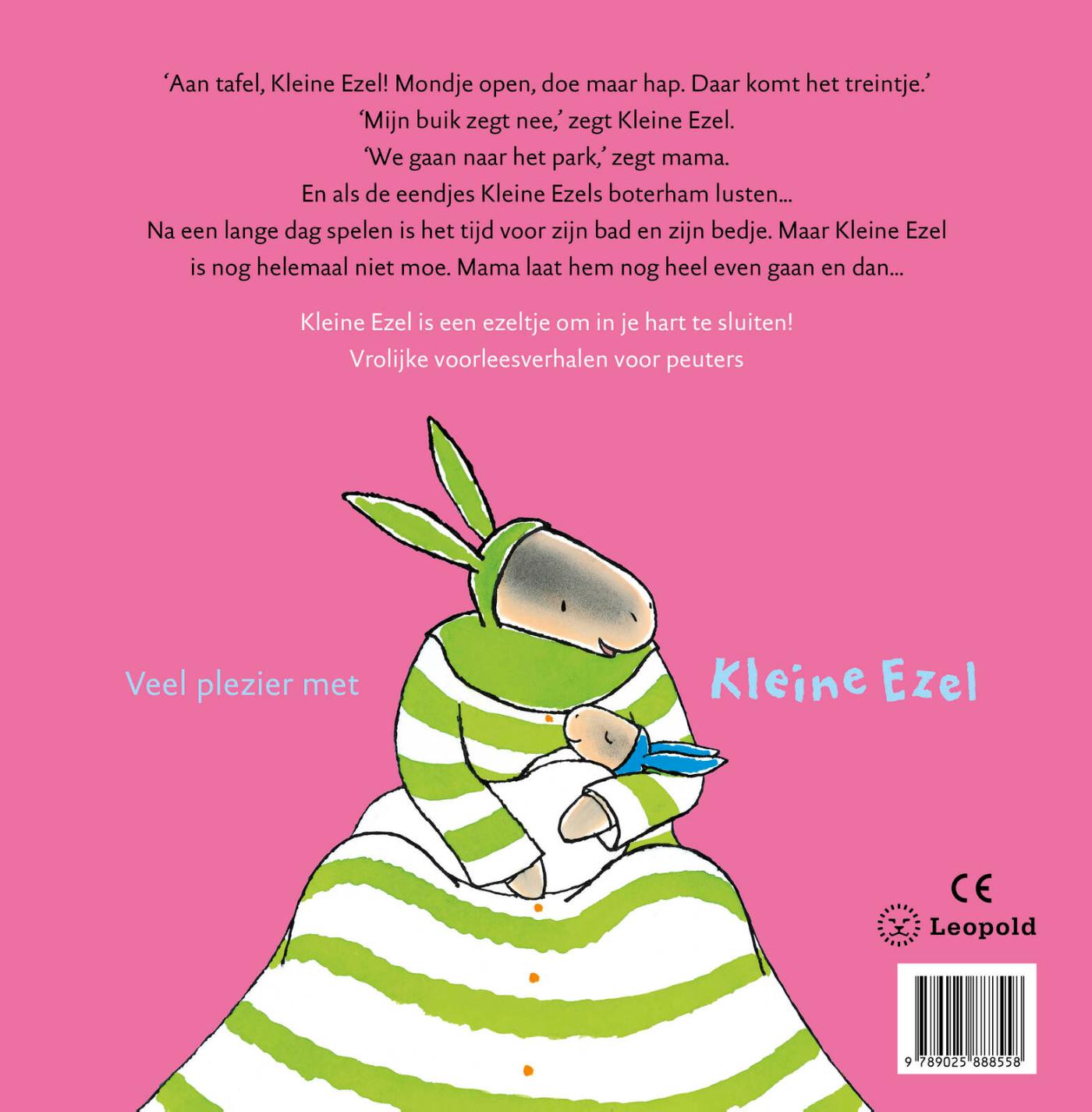 Achterkant van Je allereerste verhalen van Kleine Ezel