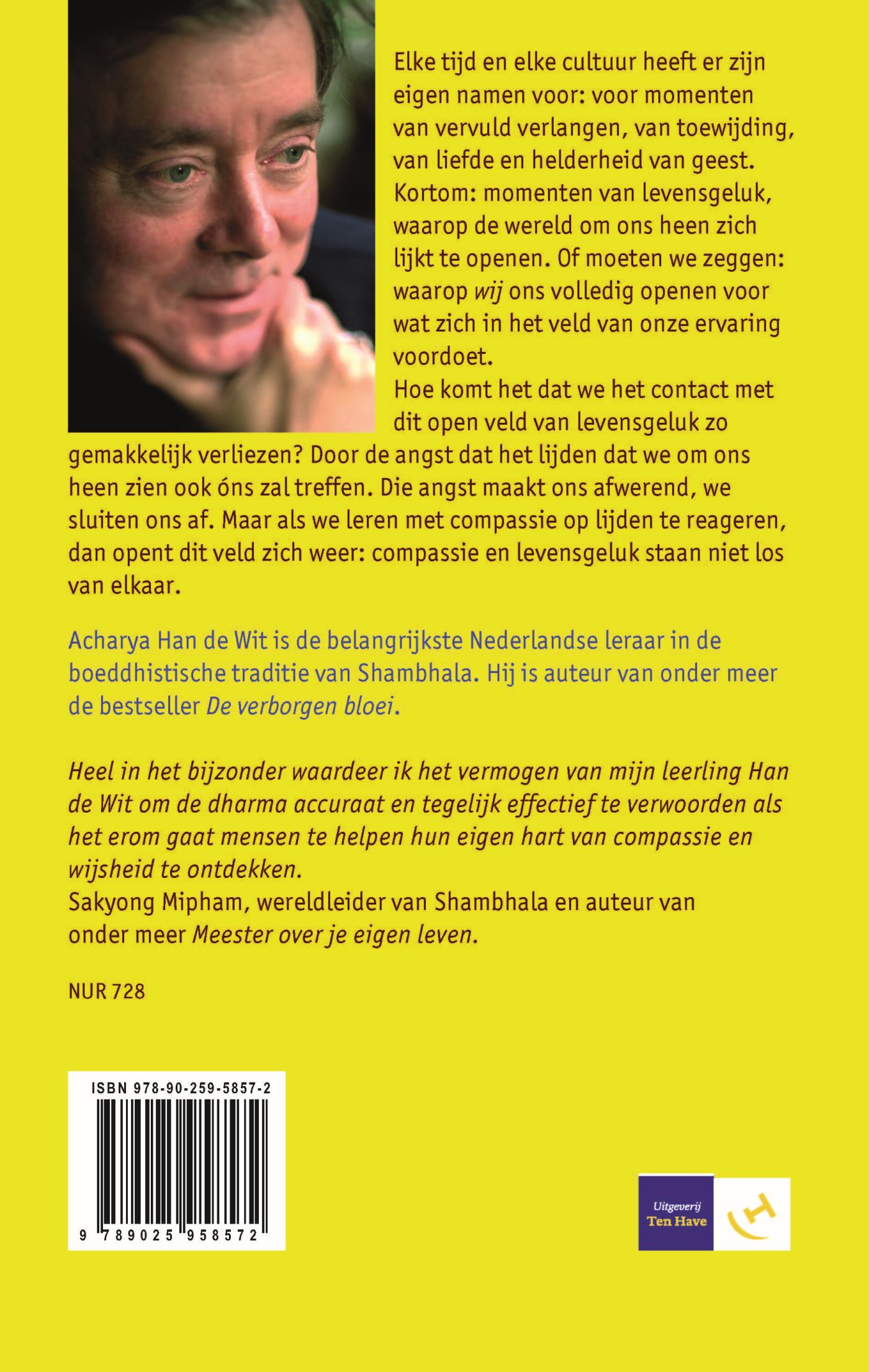 Achterkant van Het open veld van de ervaring