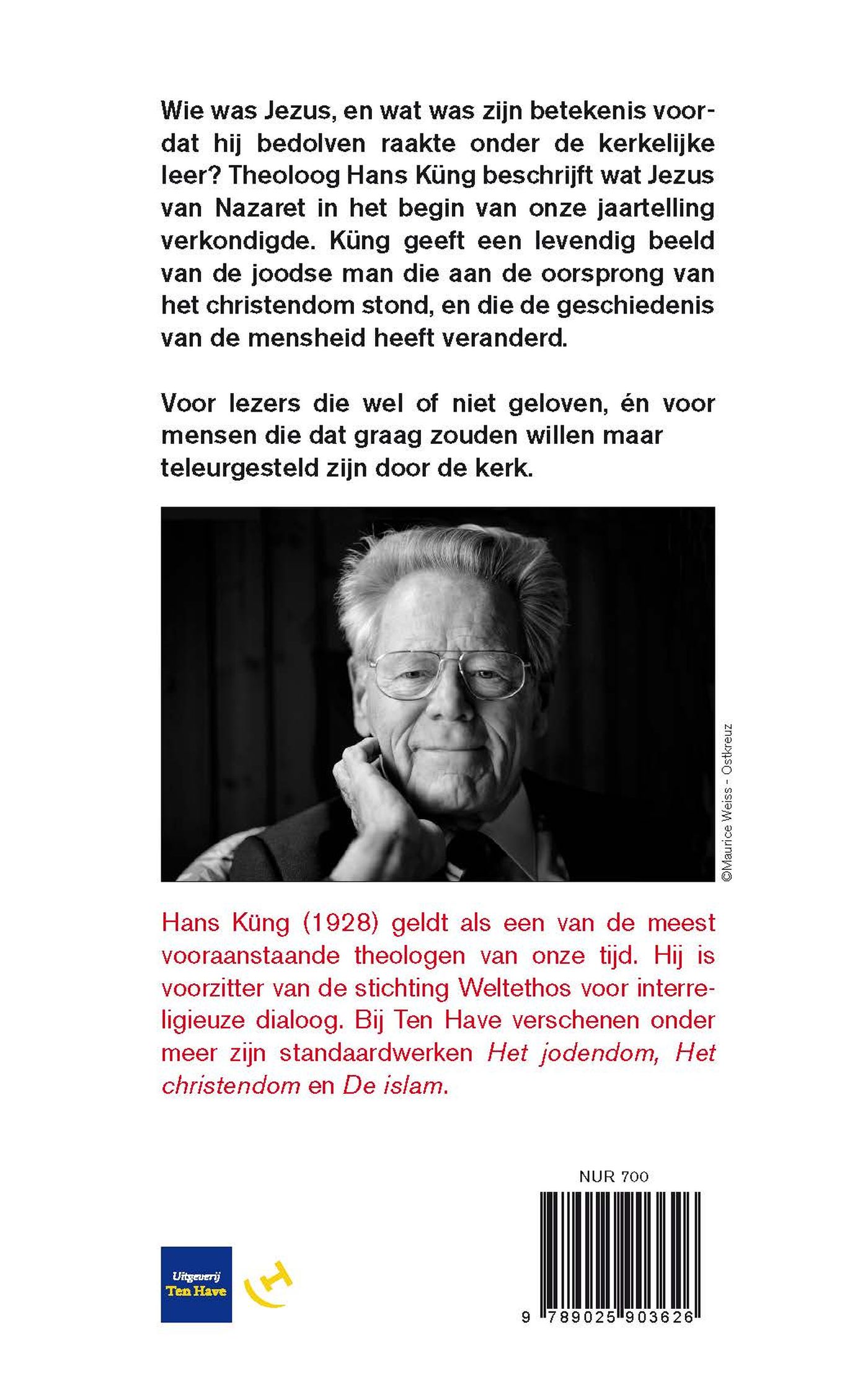 Achterkant van Jezus