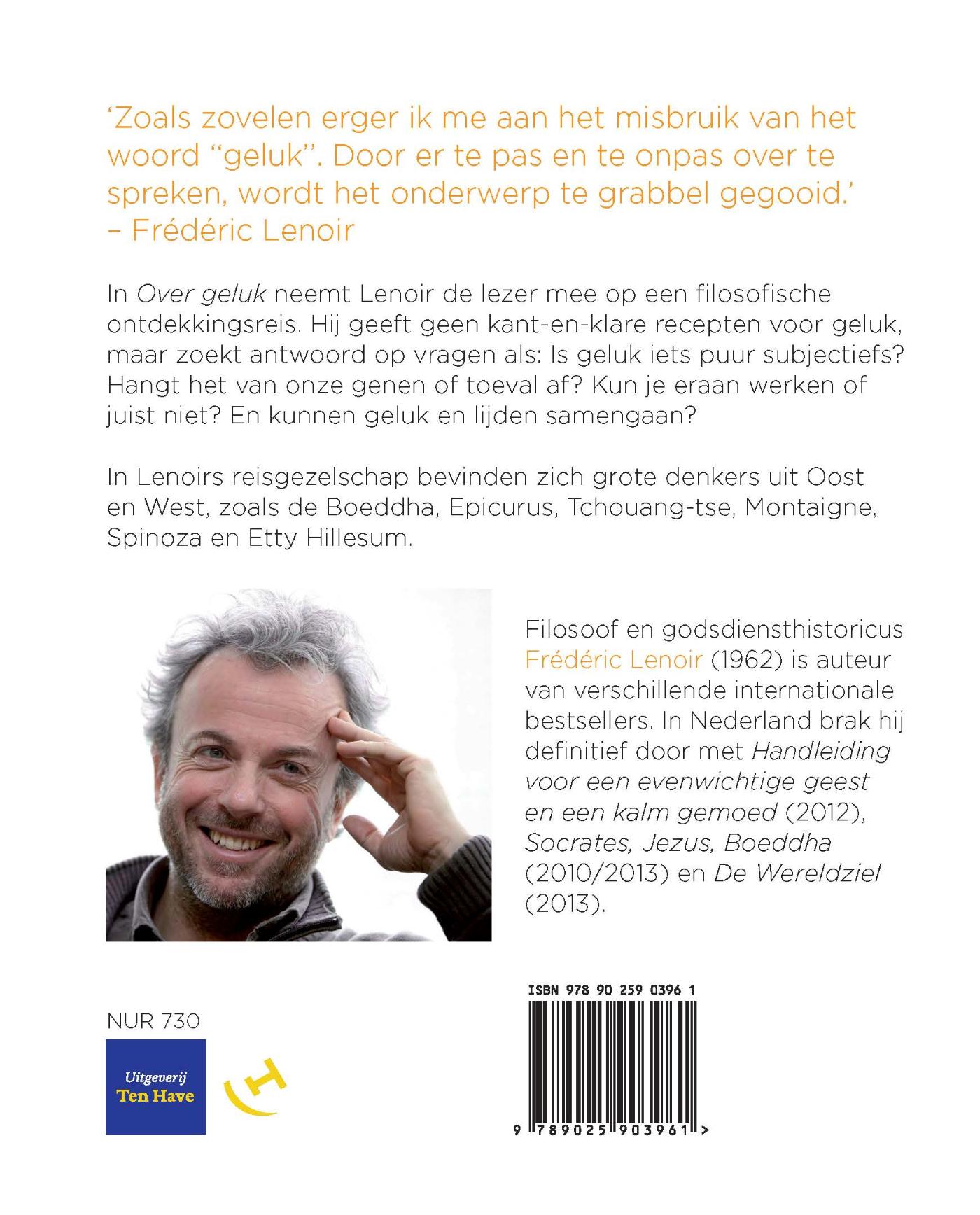 Achterkant van Over geluk