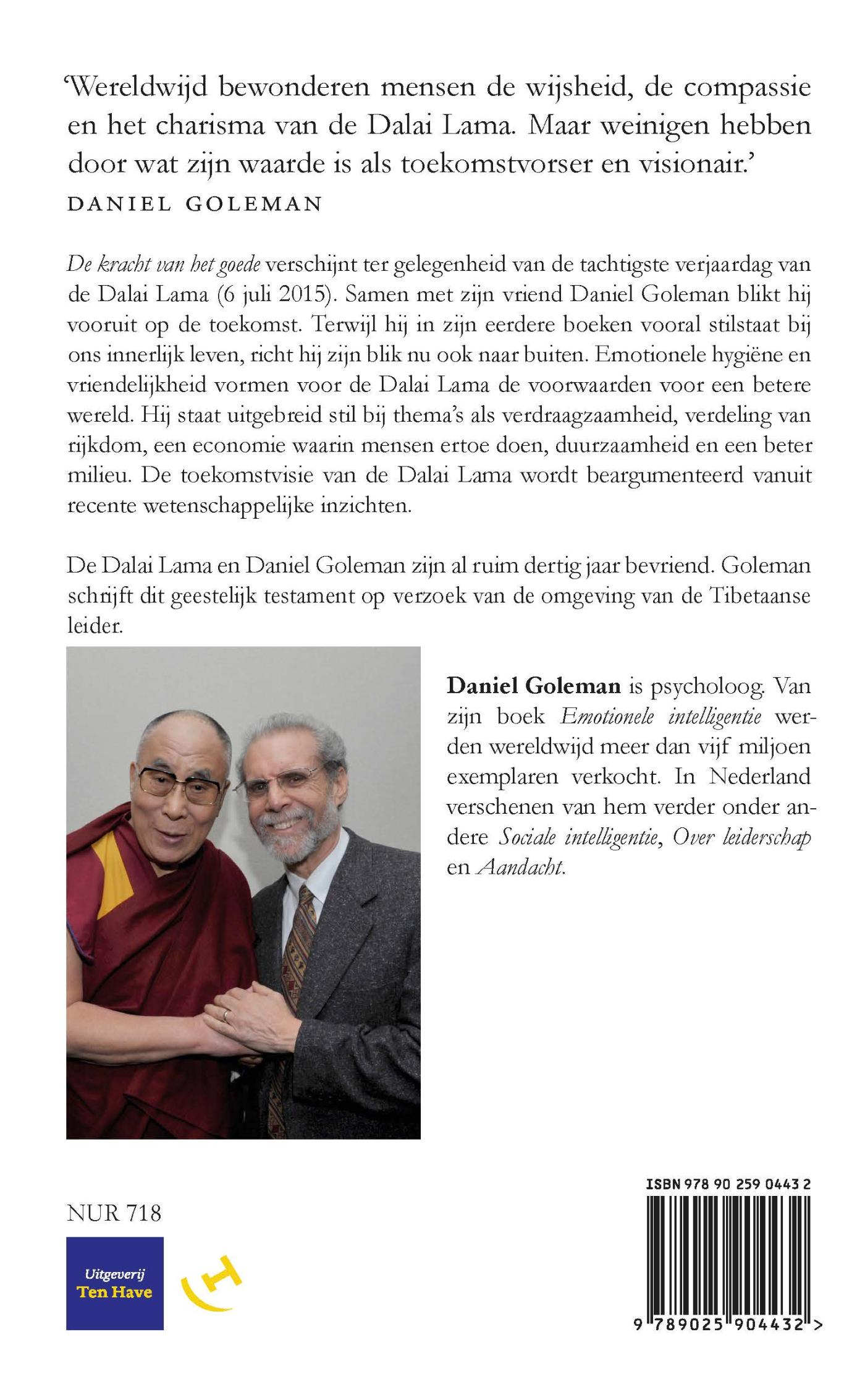 Achterkant van De kracht van het goede