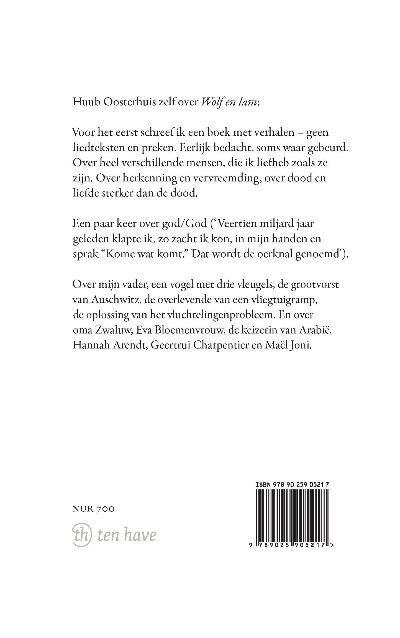 Achterkant van Wolf en Lam