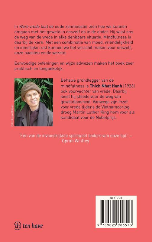 Achterkant van Ware vrede