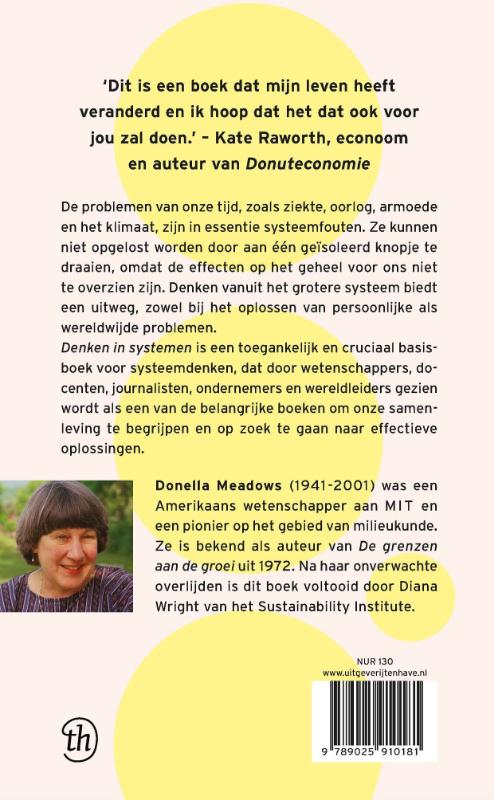 Achterkant van Denken in systemen