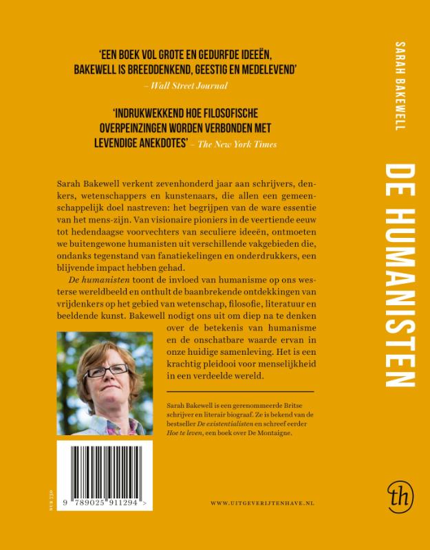 Achterkant van De humanisten