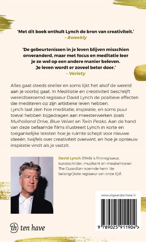 Achterkant van Meditatie en creativiteit