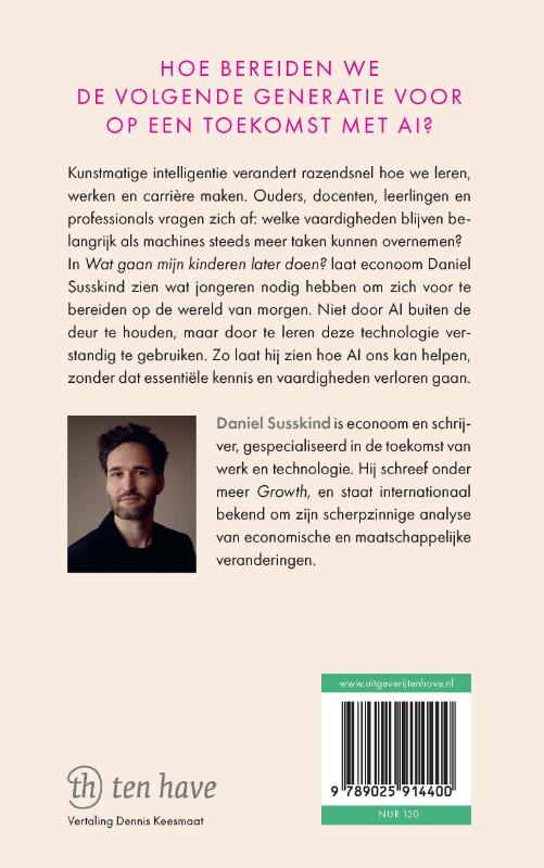 Achterkant van Wat gaan mijn kinderen later doen?