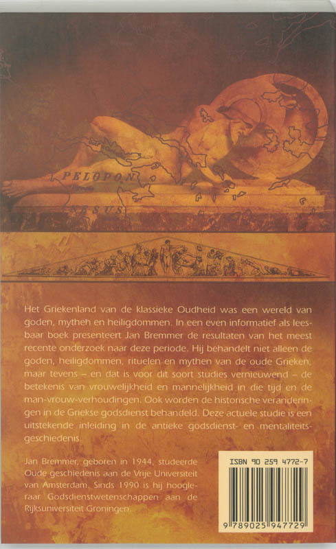 Achterkant van Goden en mensen in het oude Griekenland