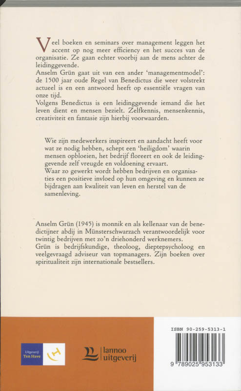 Achterkant van Bezielend leidinggeven
