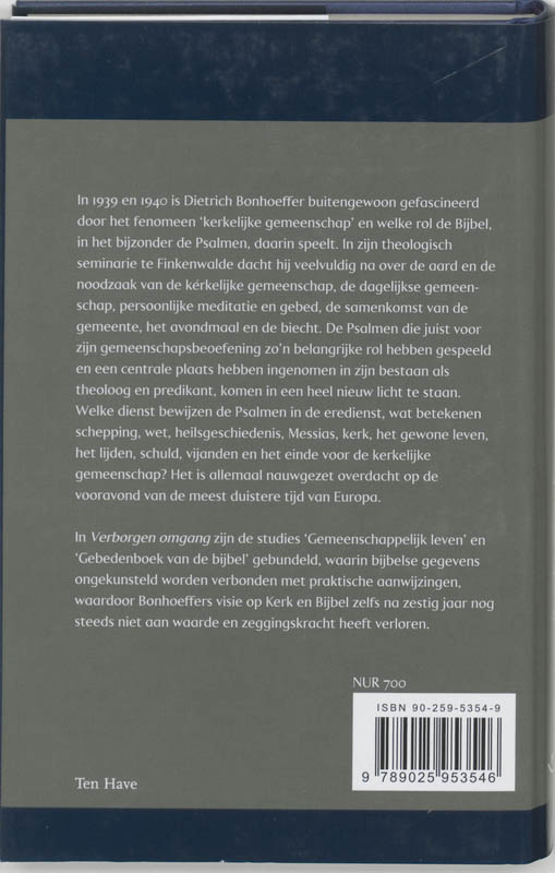 Achterkant van Verborgen omgang