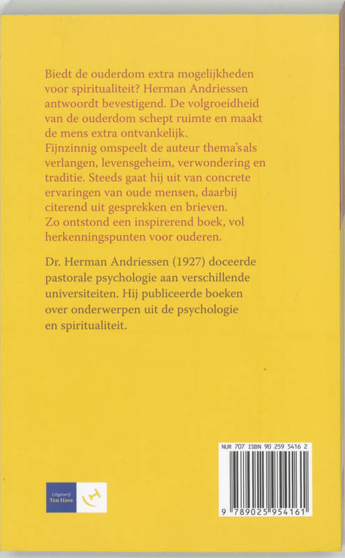 Achterkant van Een eigen weg te gaan