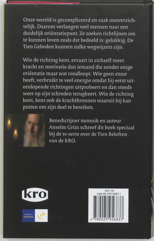 Achterkant van De Tien Beloften