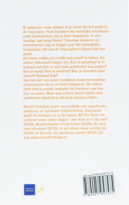 Achterkant van Waar vind je het geluk