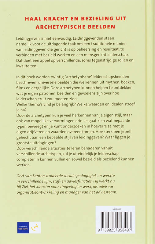 Achterkant van Het verborgen gezicht van leiderschap