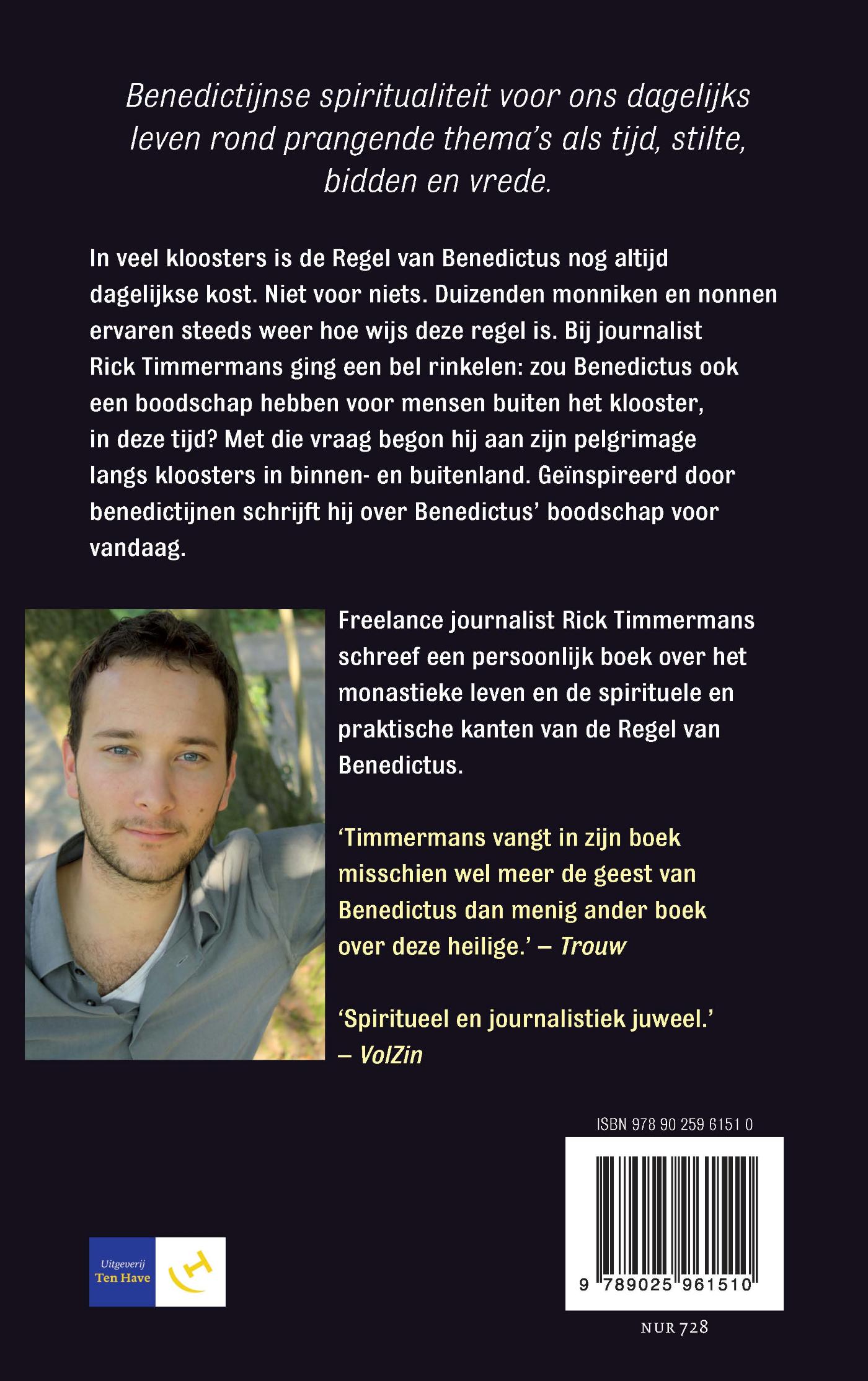 Achterkant van Hunkeren naar rust
